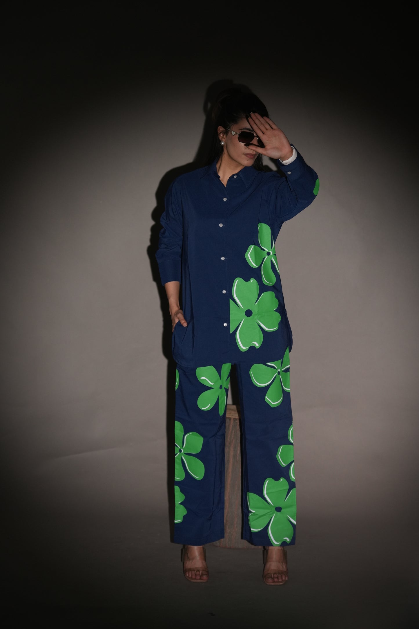 Floral Pop Blue Coord Set