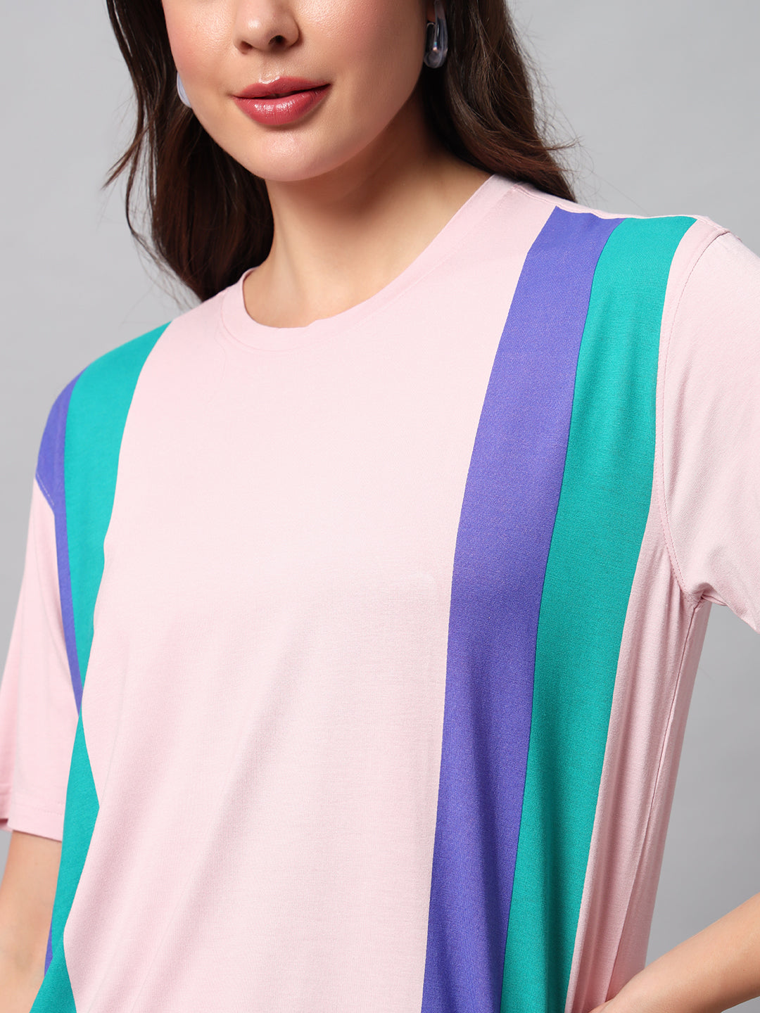 Misty rose streak T Shirt